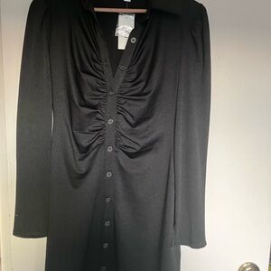 And Now This Black Long Sleeve Dress